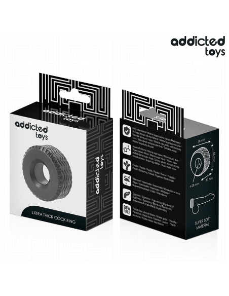 Addicted toys - anillo para el pene extra grueso