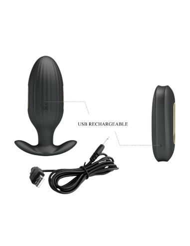 Pretty love - kelly plug anal vibrador recargable negro