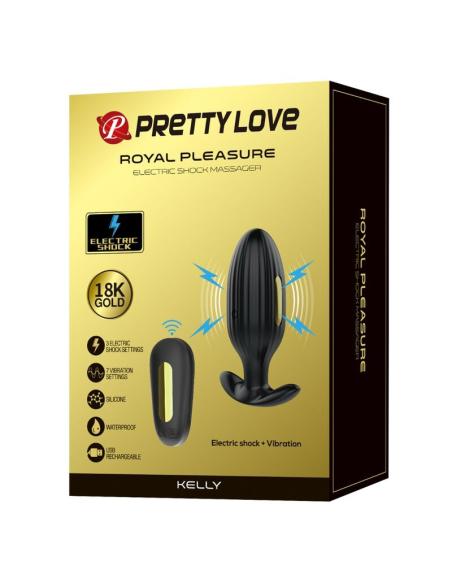Pretty love - kelly plug anal vibrador recargable negro