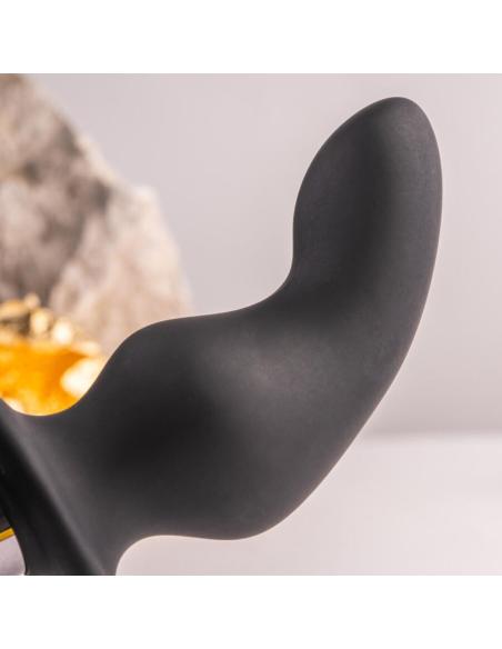 Rocks- off - ro- zen rro plug anal con anillo vibrador para el pene negro