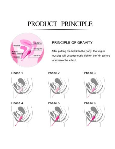 Leslie - kegel fit entregador suelo pelvico 6 pesos