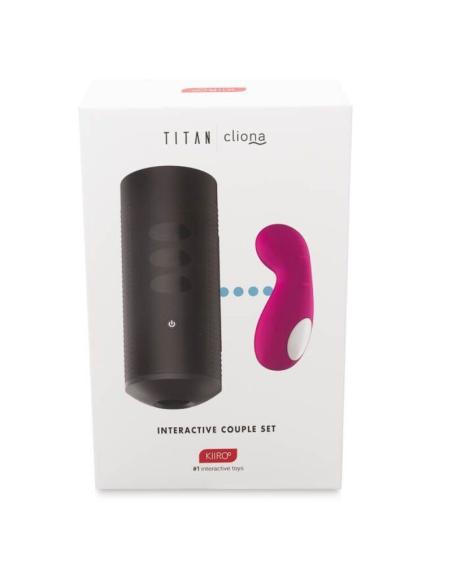 Kiiroo - titan y cliona set parejas lila