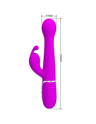 Pretty love - dejon vibrador rabbit 3 en 1 multifunción violeta