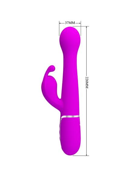 Pretty love - dejon vibrador rabbit 3 en 1 multifunción violeta