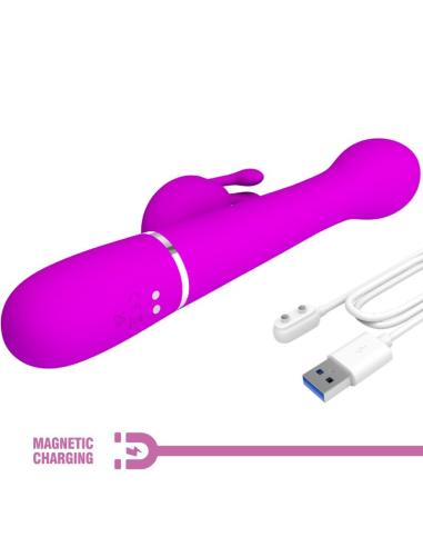 Pretty love - dejon vibrador rabbit 3 en 1 multifunción violeta