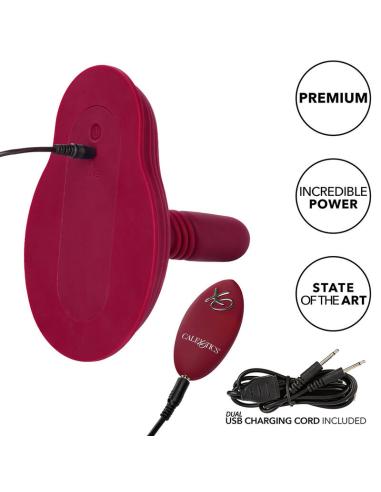 Calexotics - rider masajeador doble motor control remoto rojo