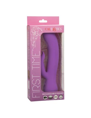 Calexotics - first time vibrador complaciente recargable morado
