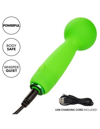 Calexotics - neon vibes the bubbly vibe mini masajeador 10 vibraciones verde