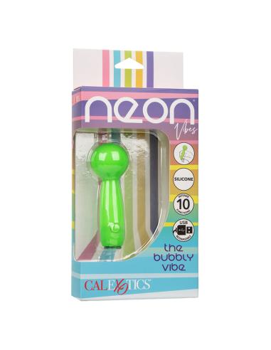 Calexotics - neon vibes the bubbly vibe mini masajeador 10 vibraciones verde