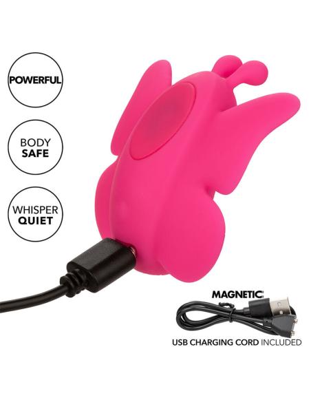 Calexotics - neon vibes the flutter vibe estimulador 10 vibraciones rosa