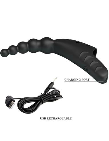 Pretty love - jordin vibrador de dedo 10 vibraciones negro