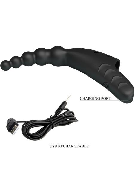 Pretty love - jordin vibrador de dedo 10 vibraciones negro