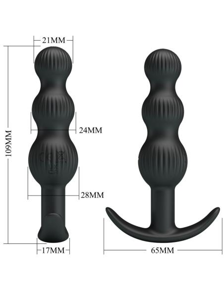 Pretty love - sidney vibrador anal 10 vibraciones negro