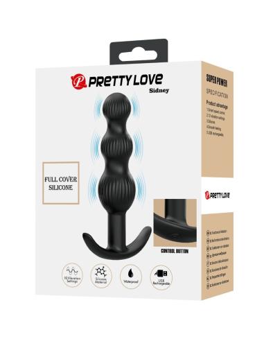 Pretty love - sidney vibrador anal 10 vibraciones negro