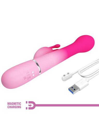 Pretty love - dejon vibrador rabbit 3 en 1 multifunción rosa