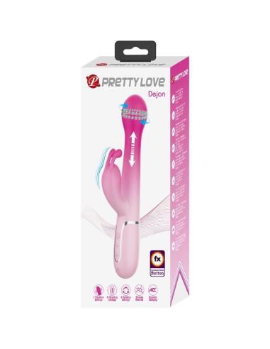 Pretty love - dejon vibrador rabbit 3 en 1 multifunción rosa