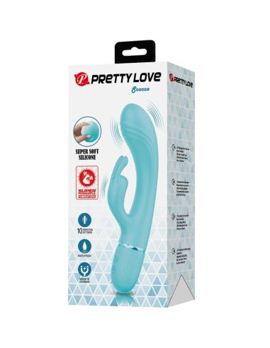 Pretty love - scocco vibrador rabbit turquesa