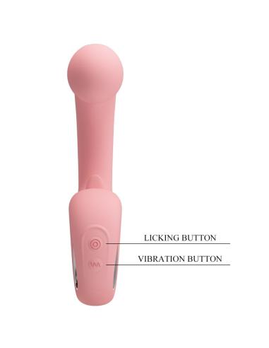 Pretty love - erynnyes vibrador punto g + estimulador clítoris 10 vibraciones rosa