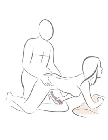 Rocks- off - gemini vibrador dual punto g y estimulador clítoris morado