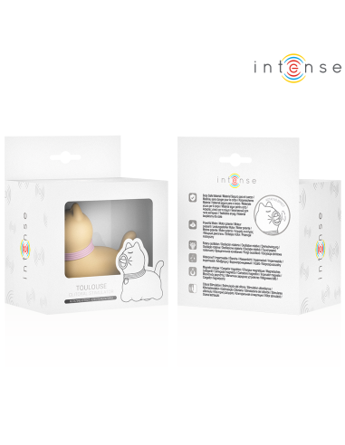 Intense - toulouse estimulador con lengua rotativa 360º amarillo