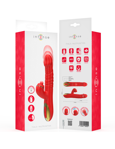 Intense - thalia vibración & empuje & estimulación rojo