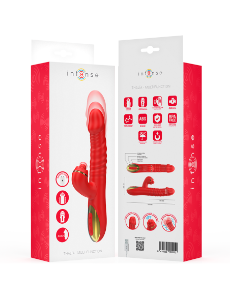 Intense - thalia vibración & empuje & estimulación rojo