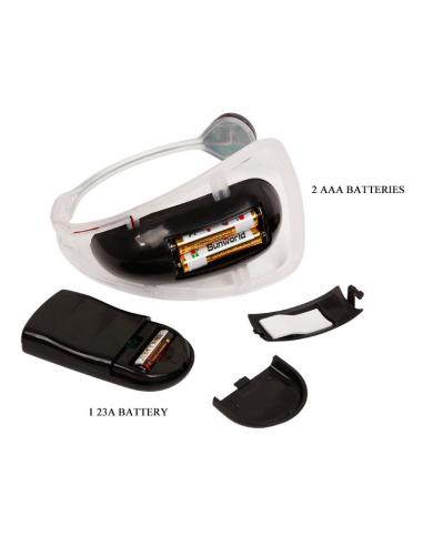 Baile - tanga con vibrador con control remoto lila