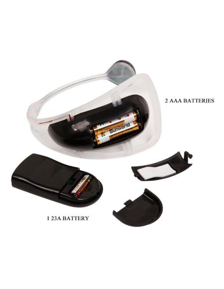 Baile - tanga con vibrador con control remoto lila