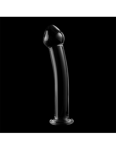 Nebula series by ibiza - modelo 11 dildo cristal transparente 16 cm -o- 3 cm