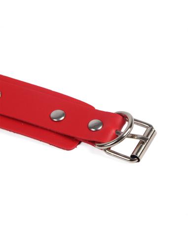 Subblime - 953706 esposas con cinturón bondage rojo talla única