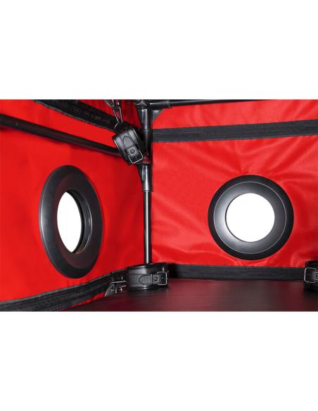Secret dome - kink club la niche cabina negro & rojo
