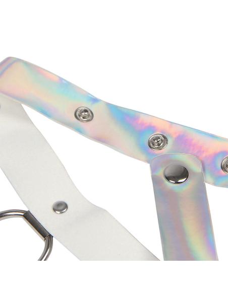 Subblime - 953737 arnés de pecho con anillos y cadenas plata talla única
