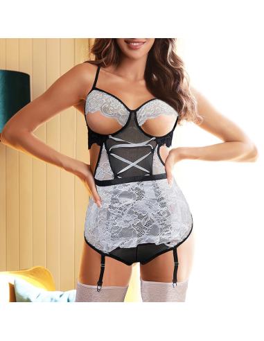 Subblime - disfraz sirvienta body s/m