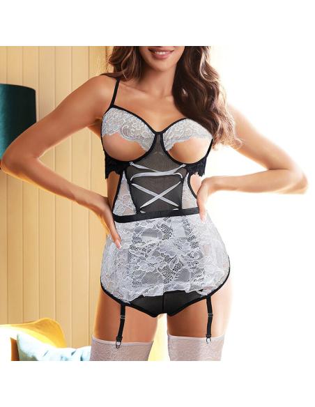 Subblime - disfraz sirvienta body s/m
