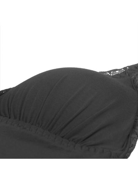 Subblime - teddy detalle encaje floral negro s/m