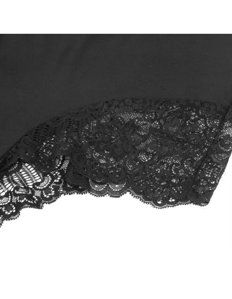 Subblime - teddy detalle encaje floral negro s/m