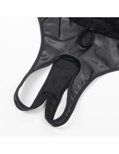 Subblime - 954390 body sexy con ligueros negro l/xl