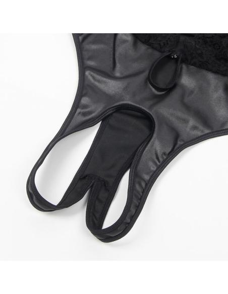 Subblime - 954390 body sexy con ligueros negro l/xl