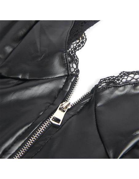 Subblime - 955465 body con cremallera de cuero negro l/xl