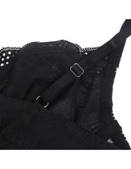 Subblime - 955625 body de encaje con cierre inferior negro l/xl