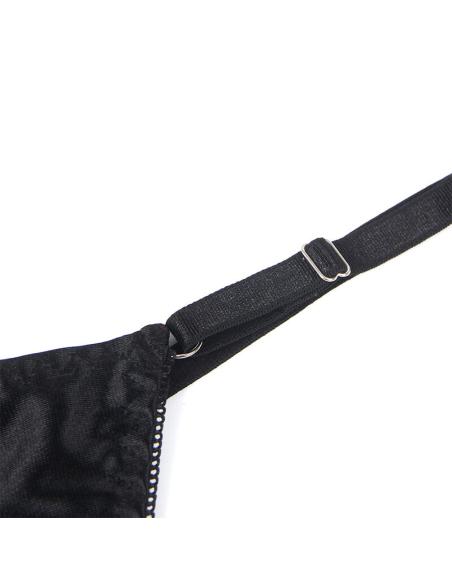 Subblime - 955199 set sujetador con lazo negro ajustable s/m