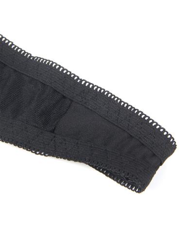 Subblime - 955199 set sujetador con lazo negro ajustable s/m