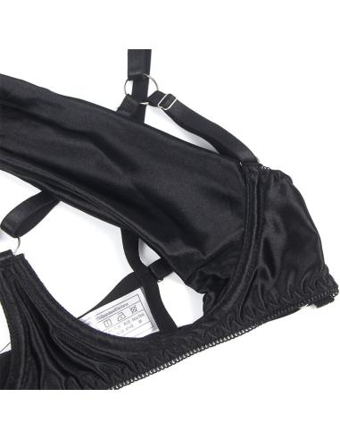 Subblime - 955205 set sujetador con lazo negro ajustable l/xl
