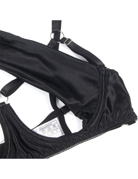 Subblime - 955205 set sujetador con lazo negro ajustable l/xl