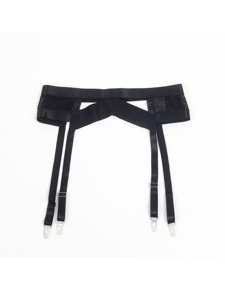 Subblime - 955236 set sujetador con liguero bondage negro s/m