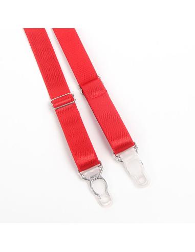 Subblime - 955250 set sujetador con liguero bondage rojo s/m