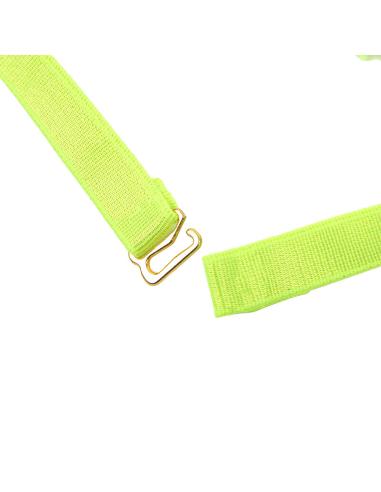Subblime - 955281 set sujetador con collar y detalles para piernas verde fluorescente l/xl
