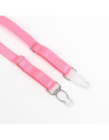 Subblime - 955359 set sujetador con encaje y ligueros rosa y morado s/m