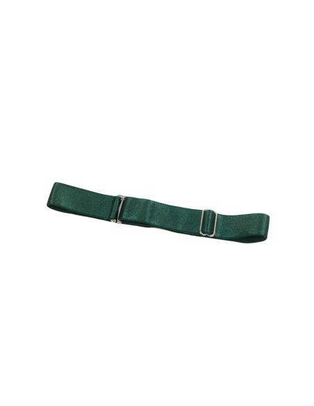 Subblime - 955434 vestido con tirantes de cuero verde s/m