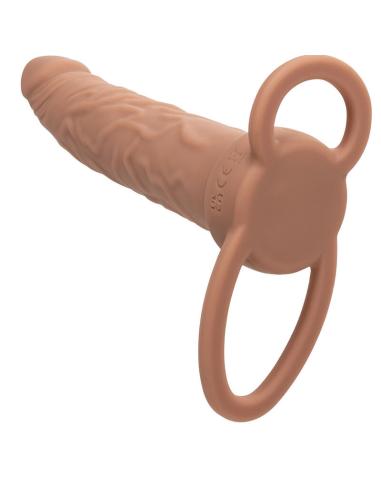 Calexotics - performance maxx doble penetrador recargable piel moreno